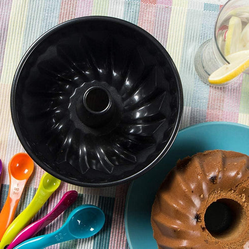 Webake 7 Inch Fluted Tube Pan Non-stick, Heavy Duty Carbon Steel Kugelhopf Cake Baking Mold for 6QT 8QT Insta Pot...