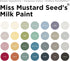 Miss Mustard Seed's MilkPaint for Furniture, Wood, Cabinets, Walls, Brick, and Stone, Water Based, All Natural, Eco Friendly, Organic, No VOCs (Fa...