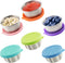 6x1.6 Oz Salad Dressing Containers With Lids, Small Leakproof Reusable Stainless Steel Salad Dressing Container To Go For Lunch Boxes,Sauce contai...