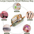 Travel Makeup Bag, Small Makeup Bag, Multifunction Makeup Bag With Multiple Compartments, Waterproof Nylon, Durable Zipper, Large Capacity, Daily ...