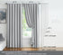 Pompom Full Blackout Curtains Grey Window Curtains for Basement 54 inches Thermal Insulated Room Darkening Curtain Drapes for Nursery 2 Panels...
