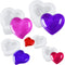 NiArt Valentine's Day Epoxy Resin 3D Heart Shape DIY Casting Art Craft Soft Silicone Molds 5 Shapes Shiny Multifunctional Handmade Tool Agate Jewe...