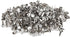 Royee 100 Pcs Brads Fasteners Silver Metal Plated Round Paper Fasteners Brass Pastel for Paper Craft Scrapbooking DIY Art Handmade Project Decorat...