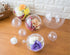 25 Set 50 Pieces Christmas Clear Plastic Fillable Ornaments, DIY Bath Bomb Mold,Acrylic Clear Plastic Ornaments Balls Fillable Wedding Party Decor...