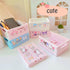 Hello Kitty Storage Box,Kawaii Desk Organizer for Girls,Cute Foldable Baskets Desk Box,Office Desk Bathroom Vanity Hello Kitty Room Decor,Gift for...