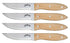 Jim Beam Steak Knife Set (4 Pack), JB0165, 10", Brown...