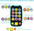 Baby Cell Phone Toys for 1 Year Old Gifts,First Learning Baby Toy for 12-18 Months,Educational Preschool Pretend Play Set with Flashing Lights and...