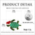 RareLove Cute Tortoise with Santa Hat Christmas Brooch Pin Enamel Brooches for Women Alloy Plated Holiday Gift...