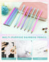12PCS Rainbow Colored Pre-sharpened pencils HB #2, Eco-friendly and Plastic Free Recycled Paper Cute Fun Pencils for School Office Drawing and Wri...