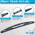 Rear Wiper Arm Blade, Replacement for Ford Escape 2008-2012 - ZOFFI Back Windscreen Wiper Assembly Replacement - All Season Natural Rubber Cleanin...