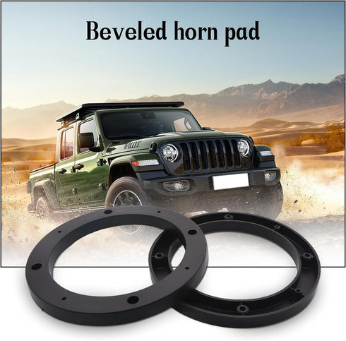 PENCK 5" Universal Black Speaker Spacers Plastic Spacer Rings Adaptor Ring Mounting Bracket for Auto Car 2pcs...