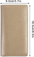 Sanlykate Leather Checkbook Cover for Men and Women, Check Book Case Card Holder with Free Divider, Standard Register Duplicate Checks with pen in...