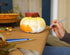 Elanze Designs Classic White 6 inch Resin Harvest Decorative Pumpkins Pack of 2...