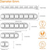 Cord Organizer Cable Management for Desk - 5 Packs White Clips and Cord Keeper, The White Self-Adhesive Holder are Easy to Apply and Stops Wire Ge...