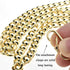 HAHIYO Purse Chain Strap Length 47.2" SPOT-ON Gold for Shoulder Cross Body Sling Purse Handbag Clutch Bag Replacement Strap Comfortable Flat 0.4" ...