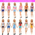 27 Pcs Doll Clothes and Accessories Including 8 Set Clothes Hooded Sport Suits Fashion Outfits Tops and Pants/Shorts with 15 Pairs of Shoes 4 Acce...