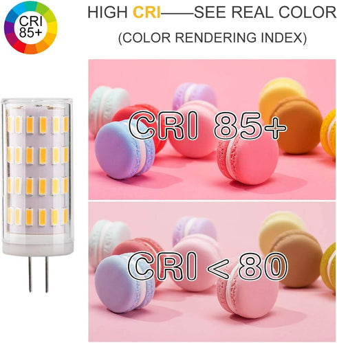 G4 Led Bulb 12V 5W, G4 T3 JC Bi-Pin Base Light Bulb Lamps, 40W Halogen Bulb Equivalent, AC/DC 12V Volt Low Voltage Warm White 3000K, Not-Dimmable,...