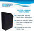HQRP 4-pack Carbon Filters compatible with Honeywell HPA200, HPA250, HPA090, HPA100 series HPA201, HA202, HPA204, HPA250B, HPA094, HPA104, HPA105,...