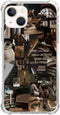 Aesthetic Collage Phone Case Dark Academia Cover Compatible with iPhone 15 Plus, Vintage Old Church Books Pattern Collage Case for iPhone 15 Plus,...