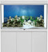 AWERT Ocean Floor Fish Tank Background Underwater Stone Aquarium Background 48x20 inches Vinyl...