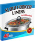 40×Slow Cooker Liners, Large pot Liner Disposable Cooking Bags, Fit 3QT to 8QT for Slow Cooker, pot, Suitable for Oval & Round Pots 13"x 21" /Bag...