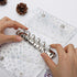 A7 Budget Binder Cover Clear PVC 6 Ring Binder Glitter Star Refillable Notebook Shell Protector with 2 Snaps for Cash Envelopes System Journal Alb...