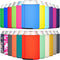 TahoeBay Neoprene Can Coolers (25-Pack) Standard 12 Ounce Cans Blank Beer Sleeves (Multicolor)...