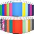 TahoeBay Neoprene Can Coolers (25-Pack) Standard 12 Ounce Cans Blank Beer Sleeves (Multicolor)...