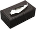 KINGFOM Rectangular PU Leather Tissue Box Cover - Facial Tissue Paper Napkin Holder for Bathroom, Home, Office, Car Automotive Decoration with Mag...