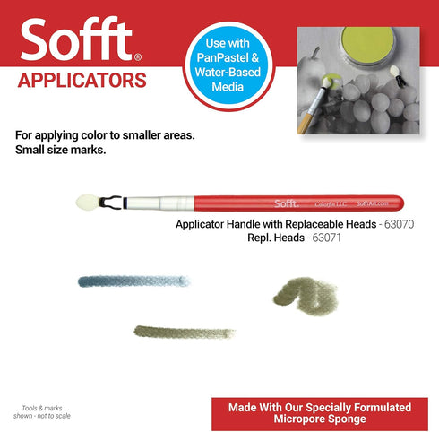 Colorfin Sofft Applicators Replacement Heads...