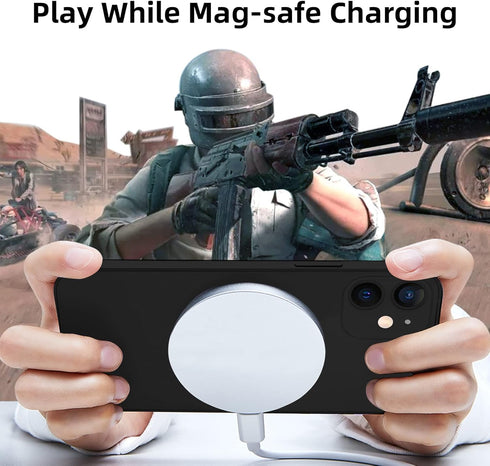 WIFORT for iPhone 12 Mini Waterproof Case with One Metal Ring Compatible with Magsafe Charger Accessories, Full Body Protective Cover Dustproof Sn...