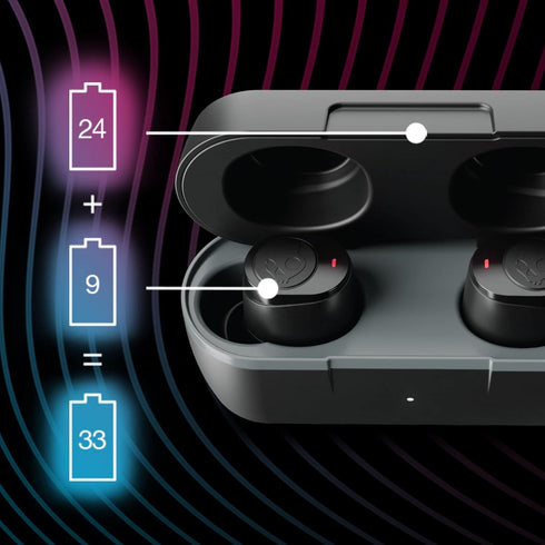 Skullcandy Jib True 2 In-Ear Wireless Earbuds, 32 Hr Battery, Microphone, Works with iPhone Android and Bluetooth Devices - Black...