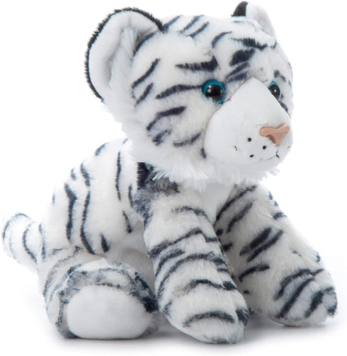 The Petting Zoo Tiger Stuffed Animal, Gifts for Kids, Wild Onez Zoo Animals, White Tiger Plush Toy 8 inches...