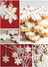 Mziart Christmas Snowflake Cookie Cutter Set of 5, Metal DIY Cookie Mold Biscuit Shapes Molds for Home Baking Holiday Gifts Party Supplies/Favors...