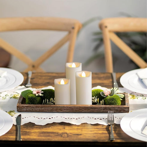 2"x5" Outdoor LED Battery Operated Candles with Timer/Remote Plastic Flickering Waterproof Flameless Candles Wedding Party Halloween Christmas Bir...