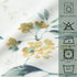 Leeva Windows Valances for Bathroom, Birds Garden Print Pattern Thermal Insulated Short Curtains for Bedroom Kitchen, 52 x 12, Green, One Panel...