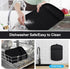 Silicone Griddle Tools Mat for Blackstone,16.9“ x 11.8" Spatula Mat with Drip Pad,Heat-Resistant Grill BBQ Caddy Utensils Holder for Kitchen,Cooki...