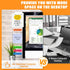 SIBEITU Monitor Memo Board, Multifunction 2Pcs Office Desk Accessories Sticky Note Holder, Acrylic Computer Screen Message Memo Board, Desk Access...