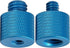Camera Screw Adapter Thread 1/4" Male to 3/8" Female and 3/8" Male to 1/4" Female Adapter Set for Camera Monitor, Tripod, Mount (Blue)...
