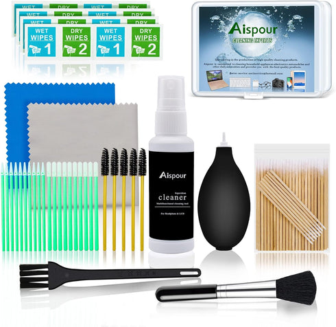 Phone Cleaning Kit, Phone Screen Cleaner, Cleaning Kit for iPhone Cell Phone Airpod, Cleaner Kit for iPhone Speaker Charging Port Cleaning Tool, E...