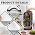 Brown Flower Blender Cover Dust Proof Washable Small Appliance Cover, Durable Foldable Dust Cover Kitchen Decorations for Blender Food Processor j...