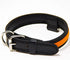 Premium Leather Dog Collar - Best Full Grain Heavy Duty Genuine Leather Collar (Orange, Medium)...
