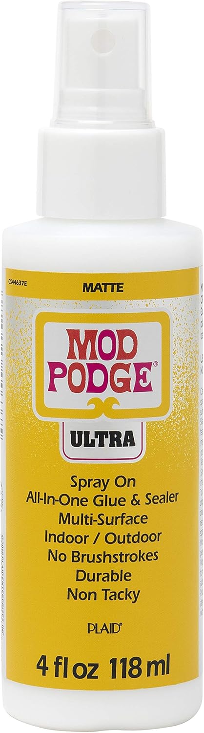 Mod Podge Ultra Matte Spray On Sealer, 4 ounce, 1 Count...