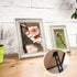 12 Pieces Black Easel Back Plastic Photo Frame Easel Back Stand Picture Frame Easel Back with 24 Pieces Screws & 15 Pieces Stickers and Screwdrive...