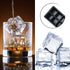 Froz Silicone Ice Cube Trays 2 Pack - Makes 8 Big 2 Inch Square Ice Cubes for Whiskey and Cocktails - Large King Size Mold for Freezer...