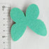 Chenkou Craft 15pcs New Padded Felt Butterfly Satin Ribbon Flowers Beads Appliques Wedding A454 (Multi-Color)...
