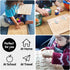 My First Learn to Write Wooden Number Tracing Board Preschool Handwriting Practice for Kids Age 3 4 5 Double-Sided Learning to Write ABC Education...
