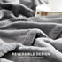 Hansleep Fleece Throw Blanket Super Soft Flannel Fuzzy Grey, Plush Cozy Blanket for All Seasons, Grey, Throw 50x60 Inches...
