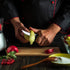 BEWOS Paring Knife, Curved Blade Paring Knife Set of 4, Ergonomic Handle, Ultra Sharp Kitchen Knife, Classic Black PP Plastic Handle, Fruit Knife ...