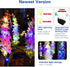 Solar Garden Lights - Newest Version Solar Delphinium Lights, Solar Lights Outdoor with 2 Lighting Modes,Yard, Patio, Pathway Garden Decoration, L...